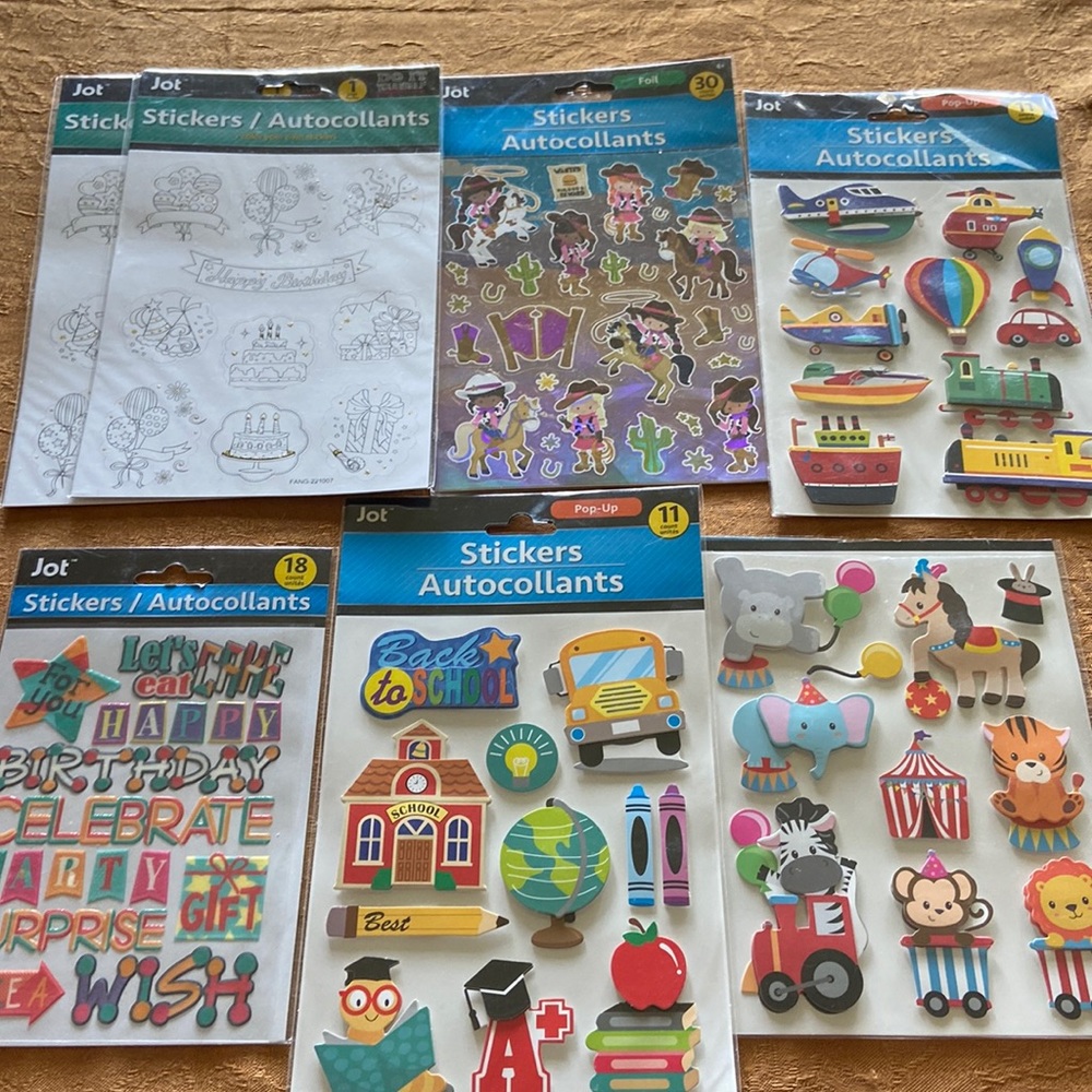Jot stickers new
